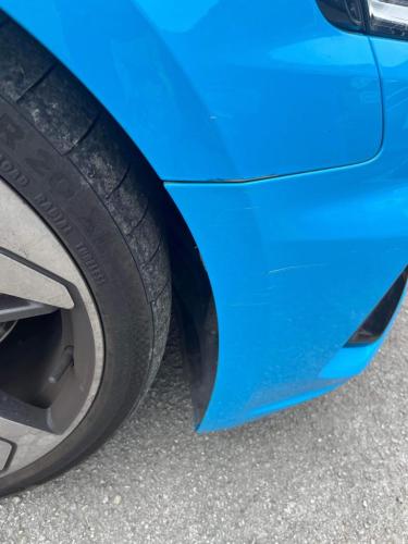 Audi RS5 - front drivers bumper  repair